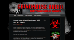 Desktop Screenshot of grindhouseaudio.com